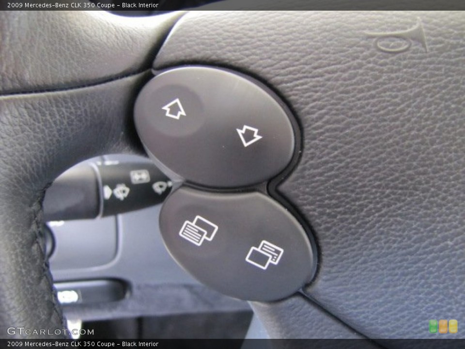 Black Interior Controls for the 2009 Mercedes-Benz CLK 350 Coupe #81300719
