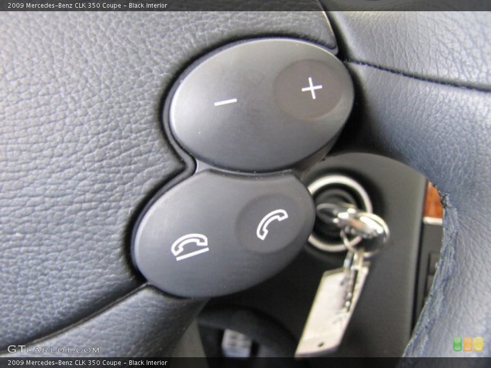 Black Interior Controls for the 2009 Mercedes-Benz CLK 350 Coupe #81300741