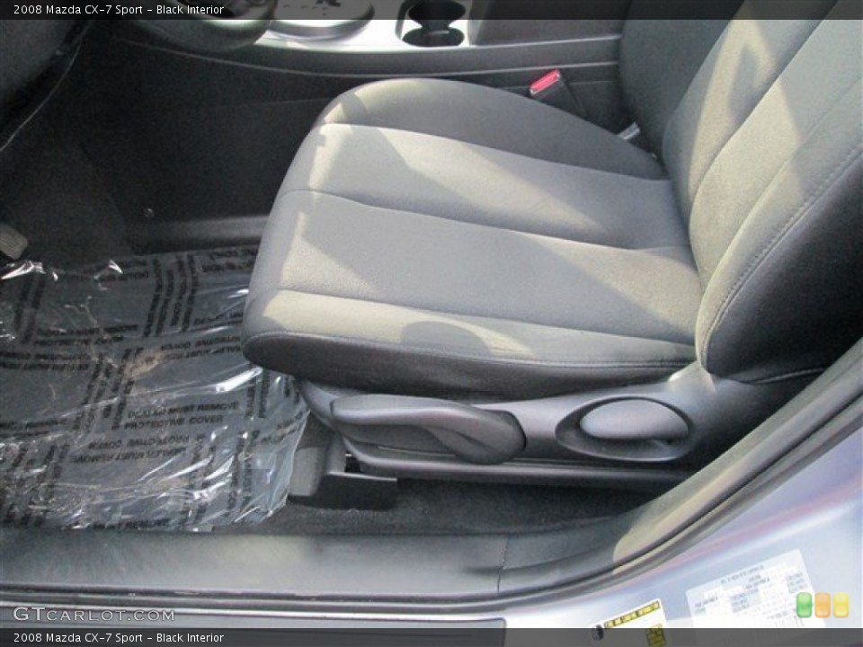 Black Interior Front Seat for the 2008 Mazda CX-7 Sport #81300742