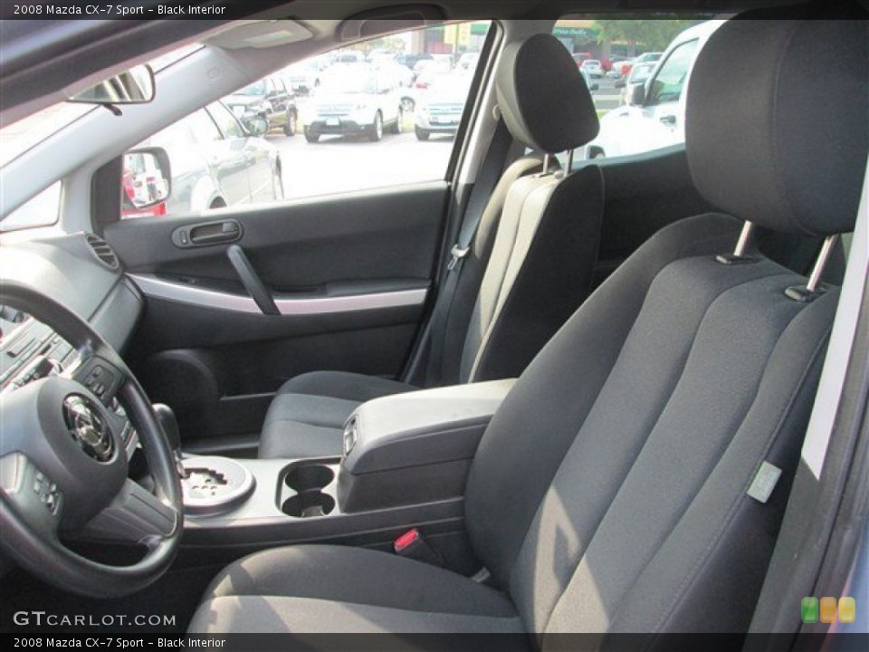Black Interior Photo for the 2008 Mazda CX-7 Sport #81300761
