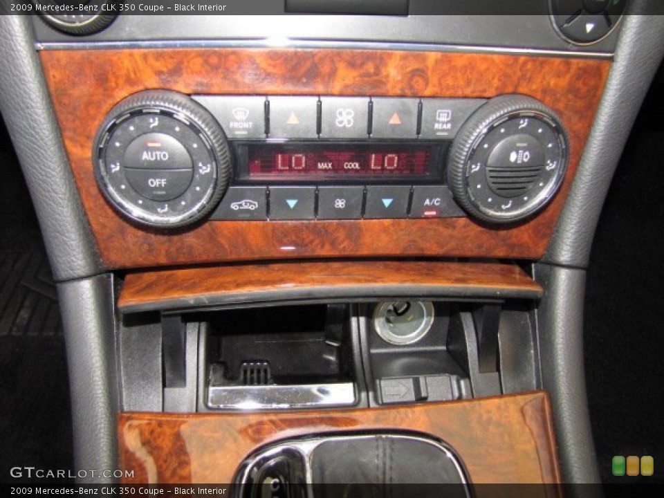 Black Interior Controls for the 2009 Mercedes-Benz CLK 350 Coupe #81300881