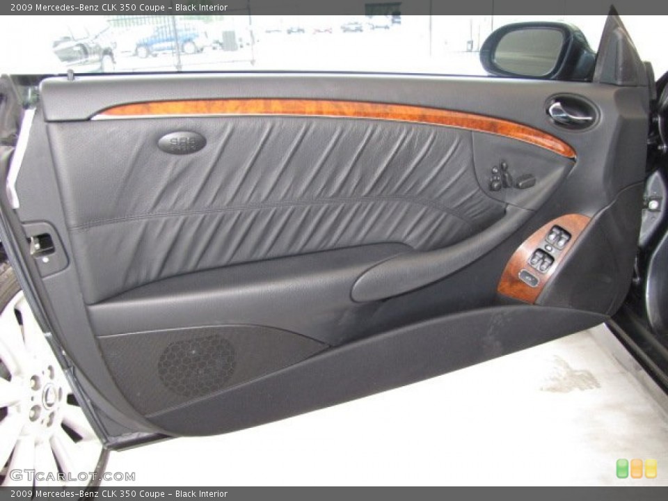 Black Interior Door Panel for the 2009 Mercedes-Benz CLK 350 Coupe #81301028