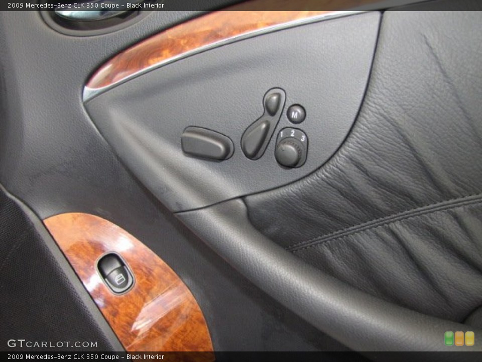 Black Interior Controls for the 2009 Mercedes-Benz CLK 350 Coupe #81301128