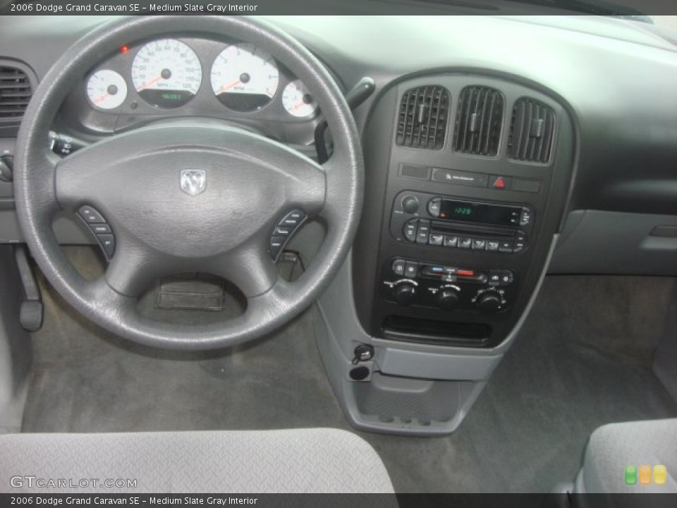 Medium Slate Gray Interior Dashboard for the 2006 Dodge Grand Caravan SE #81301309
