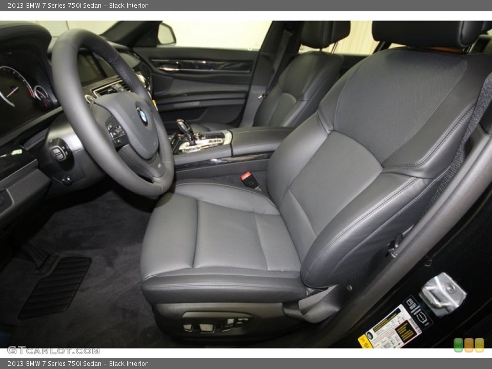 Black Interior Photo for the 2013 BMW 7 Series 750i Sedan #81301927