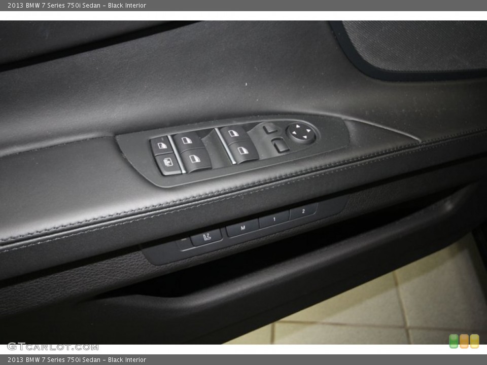 Black Interior Controls for the 2013 BMW 7 Series 750i Sedan #81302163
