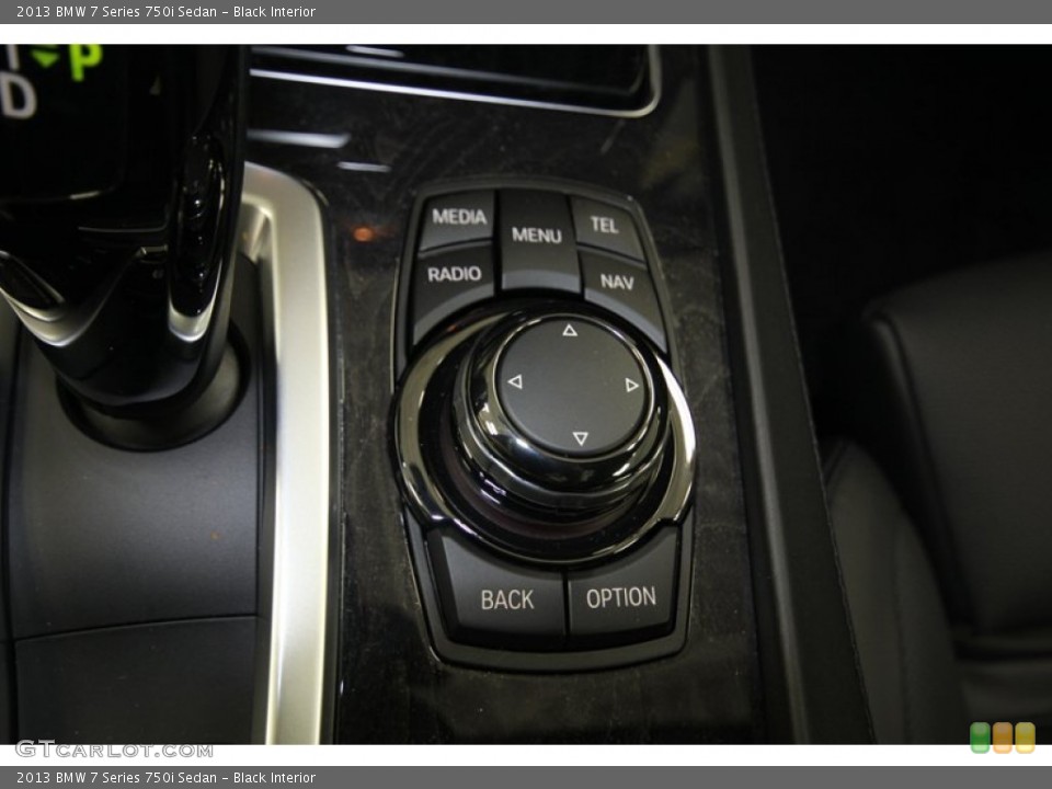 Black Interior Controls for the 2013 BMW 7 Series 750i Sedan #81302327