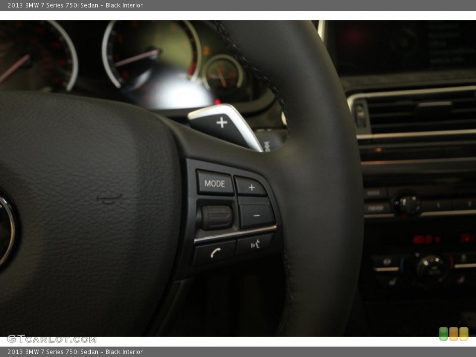Black Interior Controls for the 2013 BMW 7 Series 750i Sedan #81302390