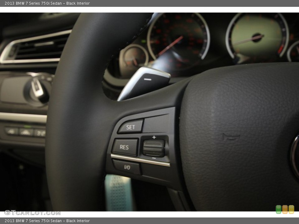 Black Interior Controls for the 2013 BMW 7 Series 750i Sedan #81302407