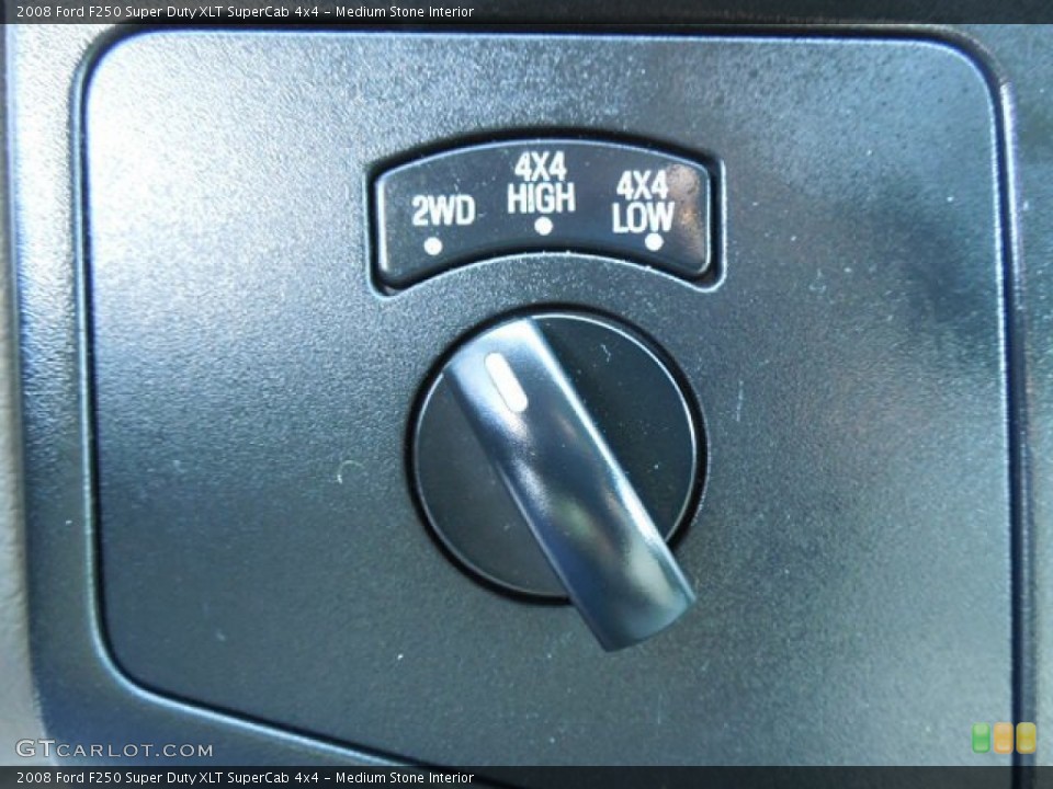 Medium Stone Interior Controls for the 2008 Ford F250 Super Duty XLT SuperCab 4x4 #81303055