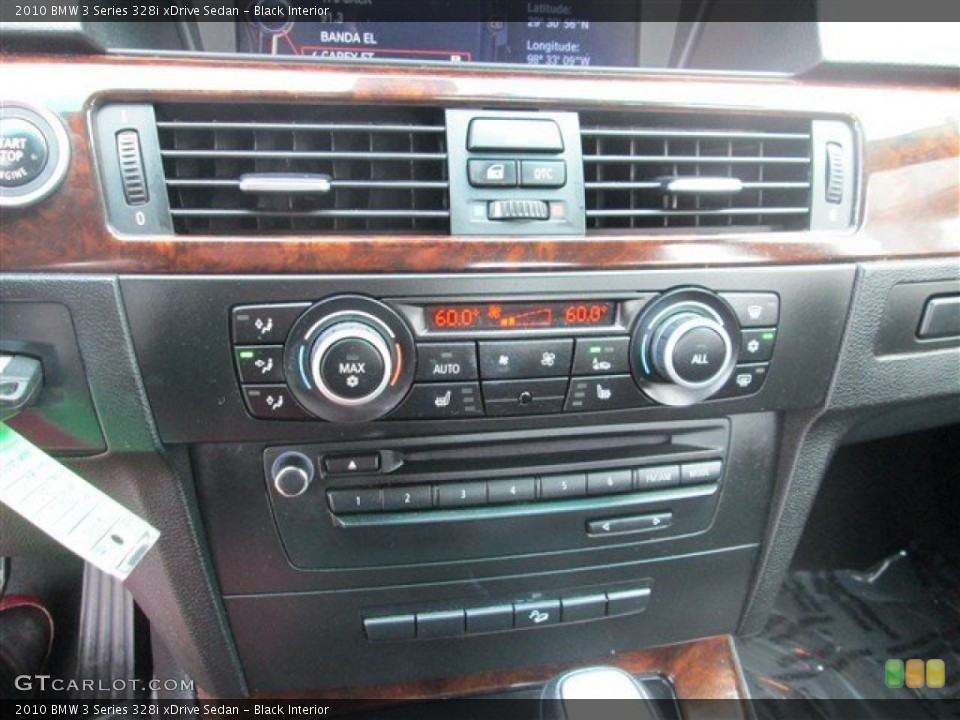 Black Interior Controls for the 2010 BMW 3 Series 328i xDrive Sedan #81303423
