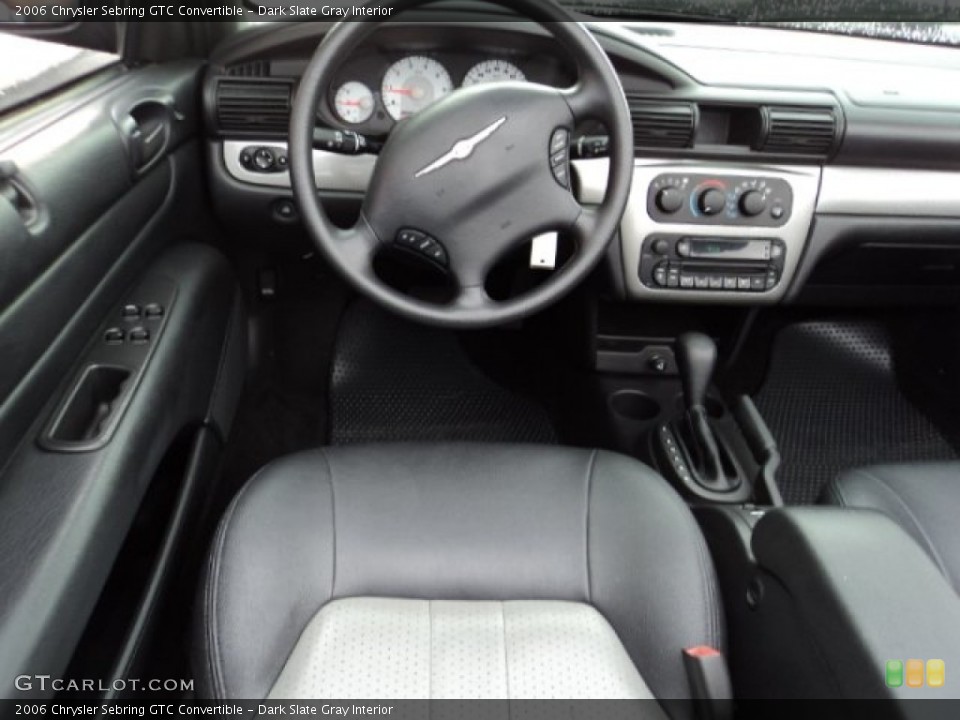 Dark Slate Gray Interior Dashboard for the 2006 Chrysler Sebring GTC Convertible #81303843