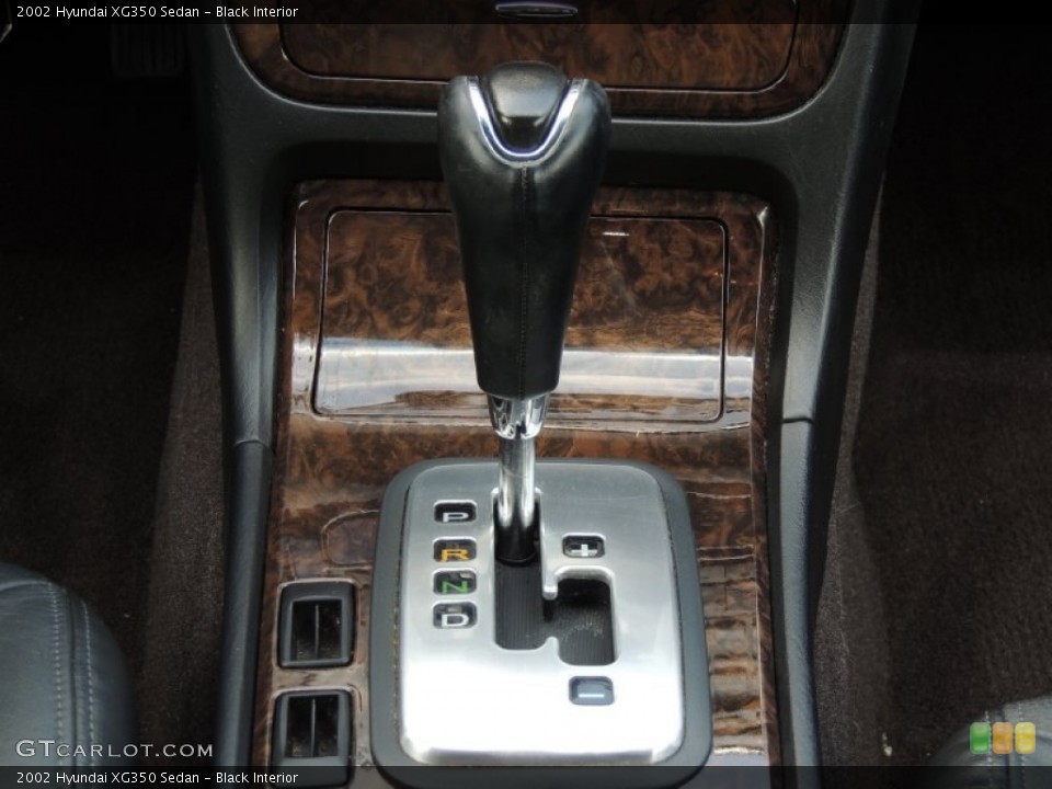 Black Interior Transmission for the 2002 Hyundai XG350 Sedan #81305627