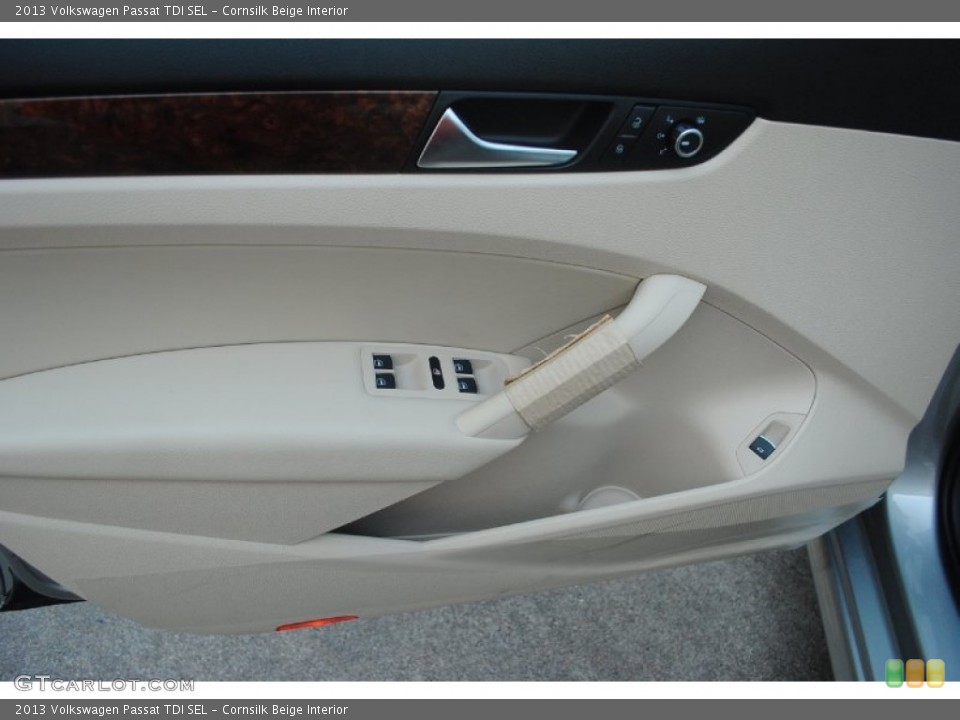 Cornsilk Beige Interior Door Panel for the 2013 Volkswagen Passat TDI SEL #81307272