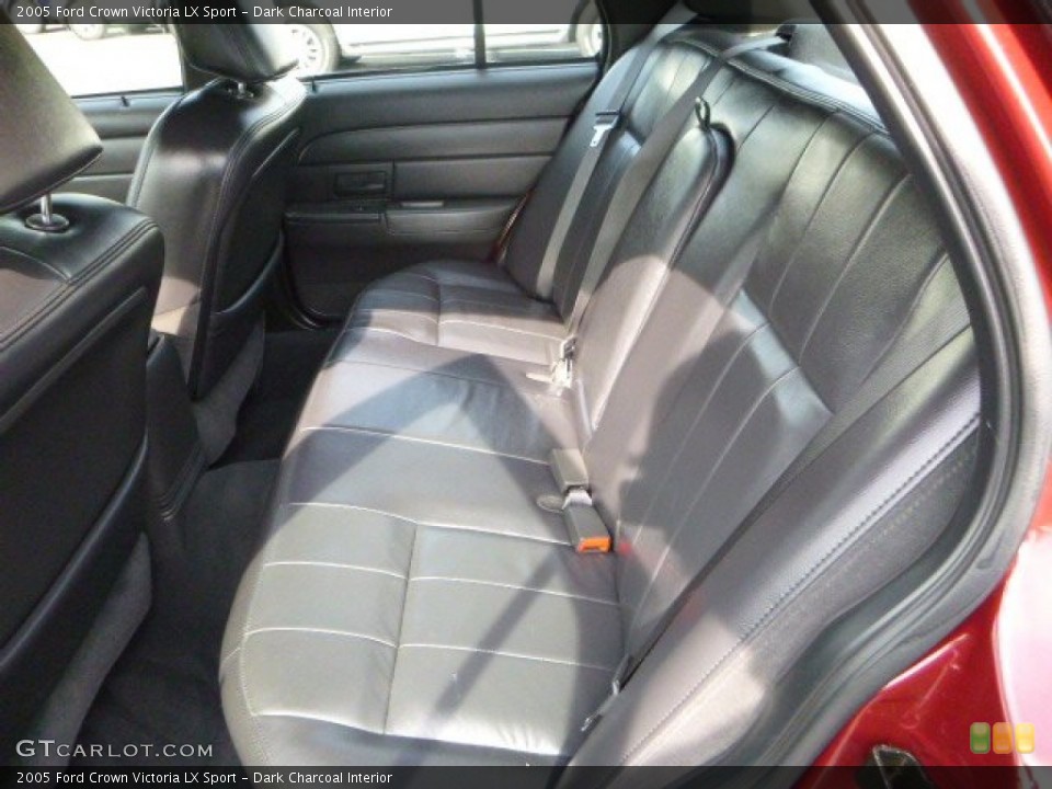 Dark Charcoal Interior Rear Seat for the 2005 Ford Crown Victoria LX Sport #81307286