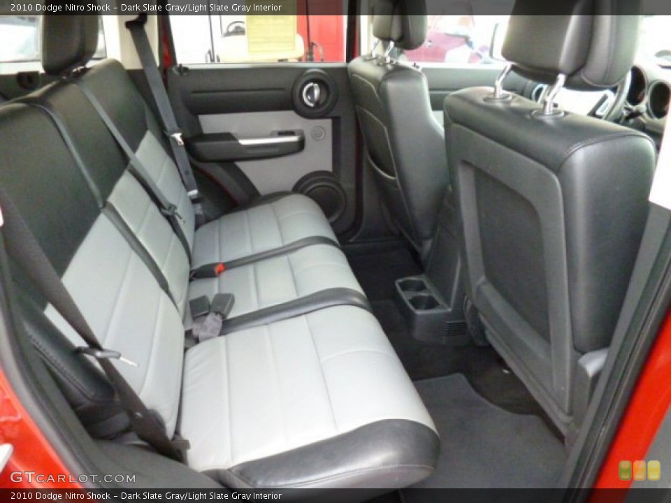 Dark Slate Gray/Light Slate Gray Interior Rear Seat for the 2010 Dodge Nitro Shock #81307408
