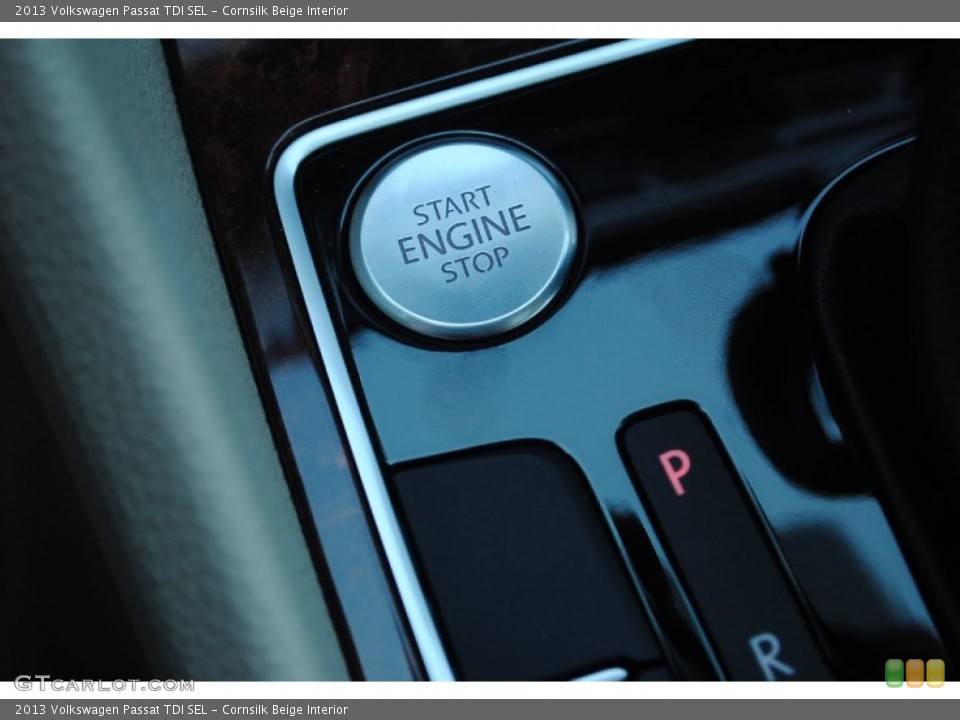 Cornsilk Beige Interior Controls for the 2013 Volkswagen Passat TDI SEL #81307550