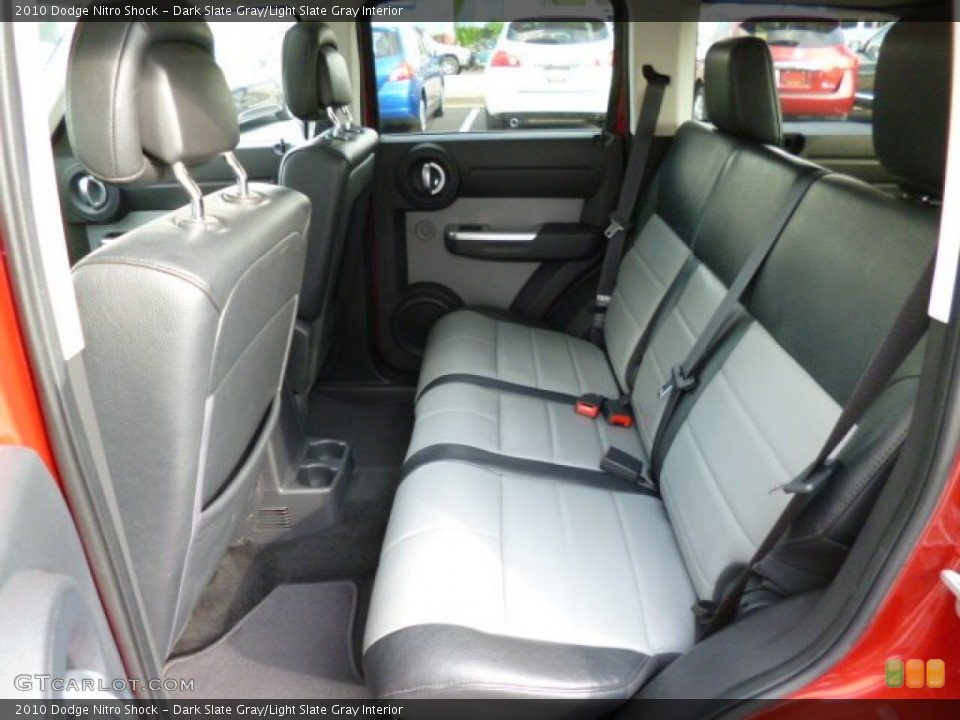 Dark Slate Gray/Light Slate Gray Interior Rear Seat for the 2010 Dodge Nitro Shock #81307596
