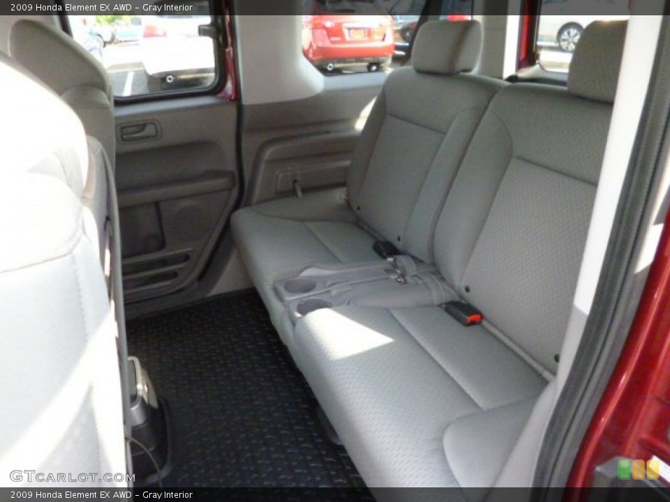Gray Interior Rear Seat for the 2009 Honda Element EX AWD #81308626