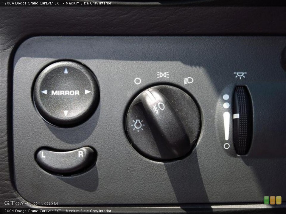Medium Slate Gray Interior Controls for the 2004 Dodge Grand Caravan SXT #81310068