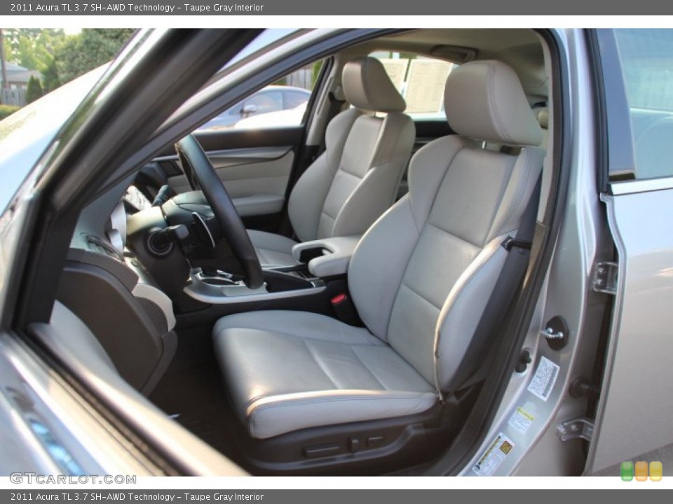 Taupe Gray Interior Front Seat for the 2011 Acura TL 3.7 SH-AWD Technology #81310426