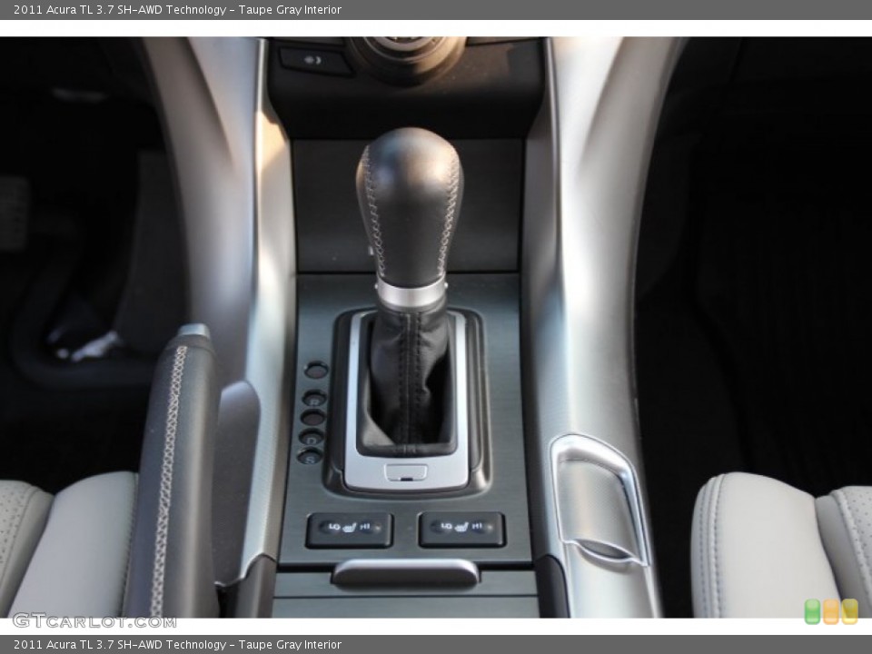 Taupe Gray Interior Transmission for the 2011 Acura TL 3.7 SH-AWD Technology #81310480