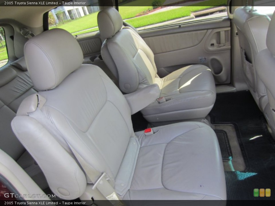 Taupe Interior Rear Seat for the 2005 Toyota Sienna XLE Limited #81310634