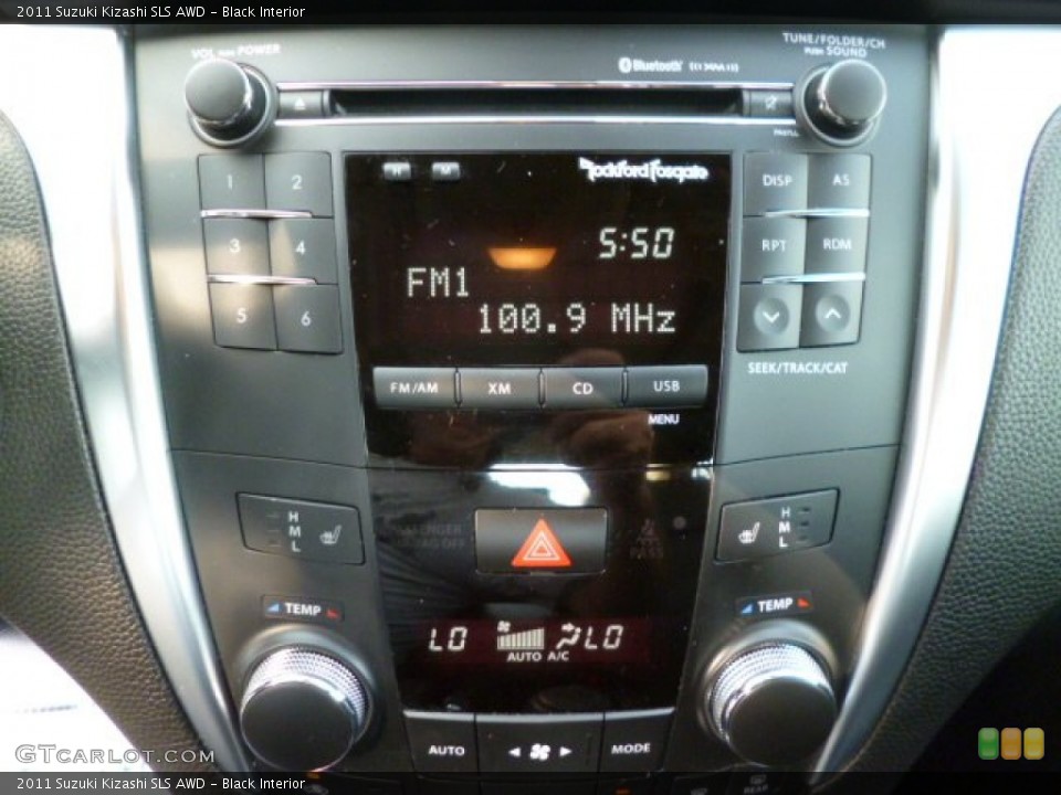 Black Interior Controls for the 2011 Suzuki Kizashi SLS AWD #81310646