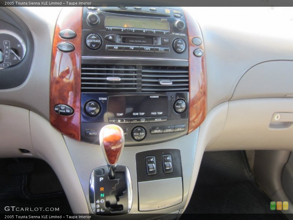 Taupe Interior Controls for the 2005 Toyota Sienna XLE Limited #81310798