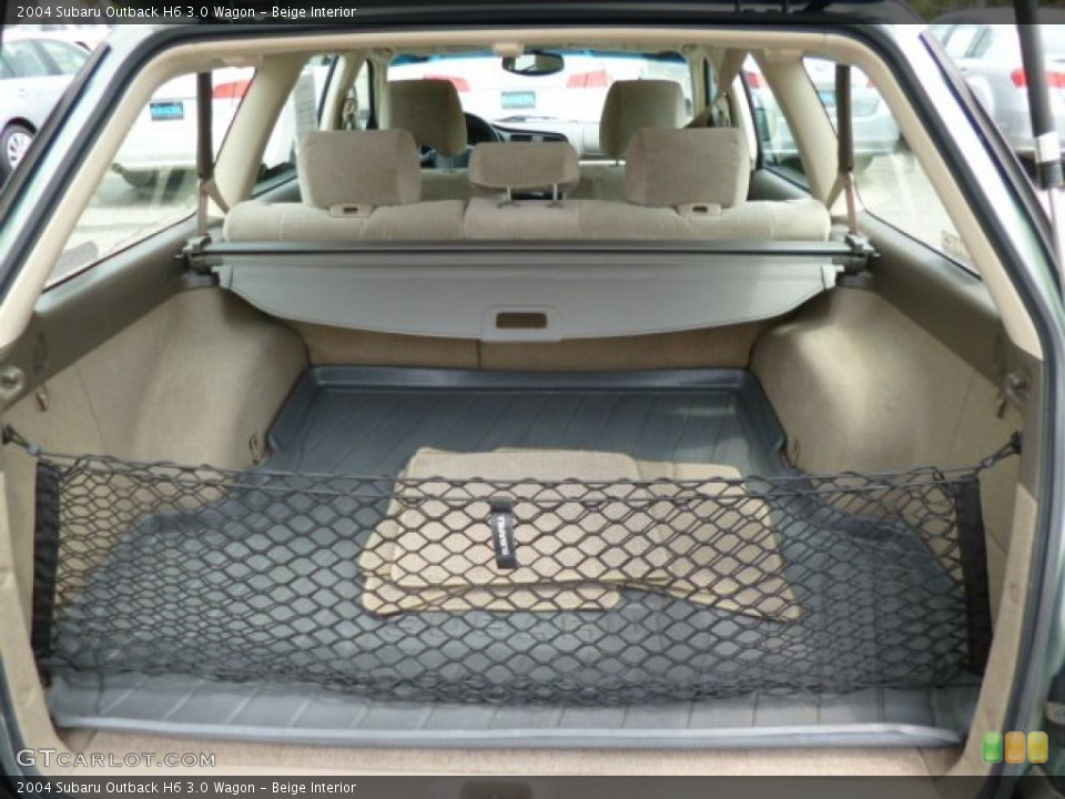 Beige Interior Trunk for the 2004 Subaru Outback H6 3.0 Wagon #81312741