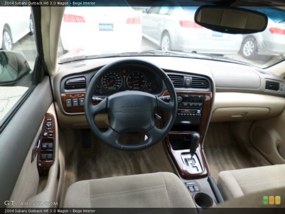 Beige Interior Dashboard for the 2004 Subaru Outback H6 3.0 Wagon #81312780