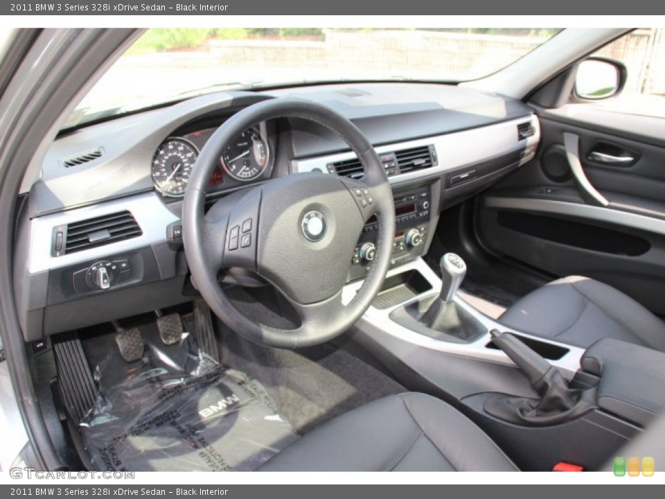 Black Interior Prime Interior for the 2011 BMW 3 Series 328i xDrive Sedan #81313218
