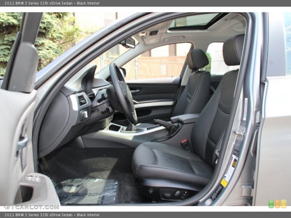 Black Interior Photo for the 2011 BMW 3 Series 328i xDrive Sedan #81313238