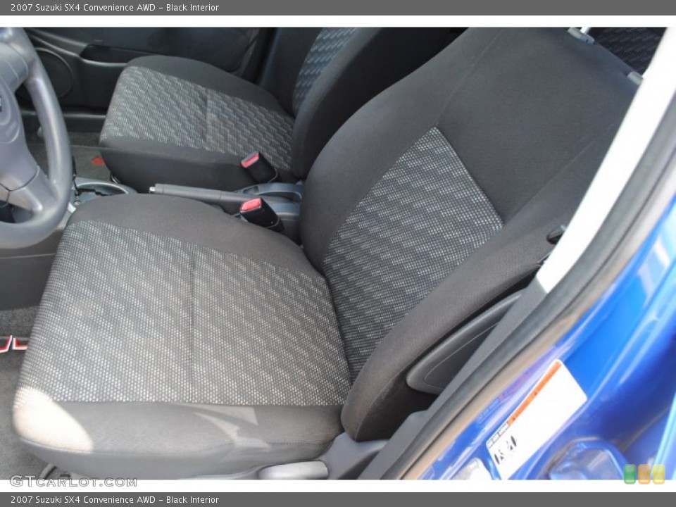 Black Interior Front Seat for the 2007 Suzuki SX4 Convenience AWD #81315025