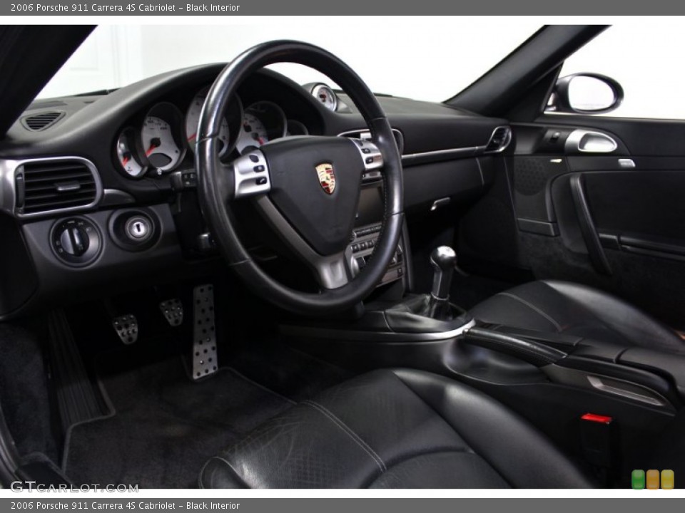 Black Interior Photo for the 2006 Porsche 911 Carrera 4S Cabriolet #81315386