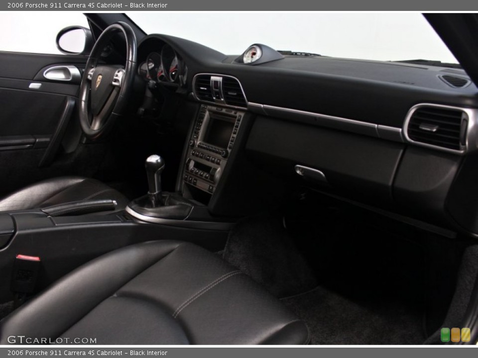 Black Interior Dashboard for the 2006 Porsche 911 Carrera 4S Cabriolet #81315434