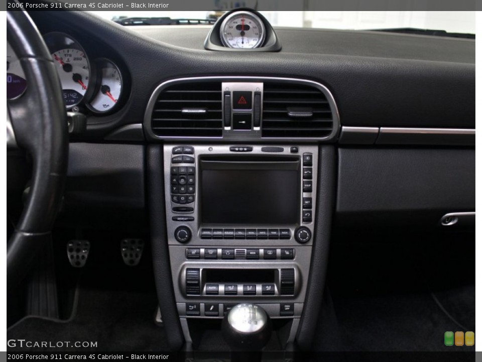 Black Interior Controls for the 2006 Porsche 911 Carrera 4S Cabriolet #81315519