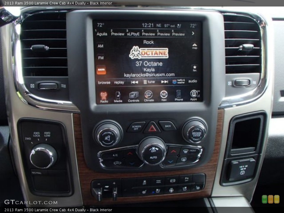 Black Interior Controls for the 2013 Ram 3500 Laramie Crew Cab 4x4 Dually #81316169