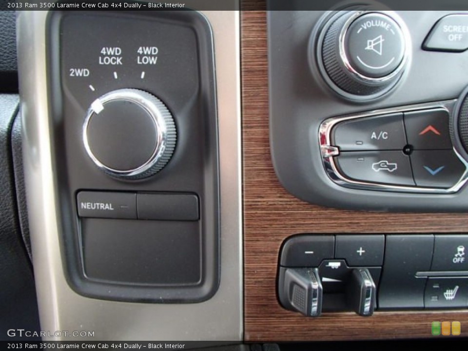 Black Interior Controls for the 2013 Ram 3500 Laramie Crew Cab 4x4 Dually #81316197