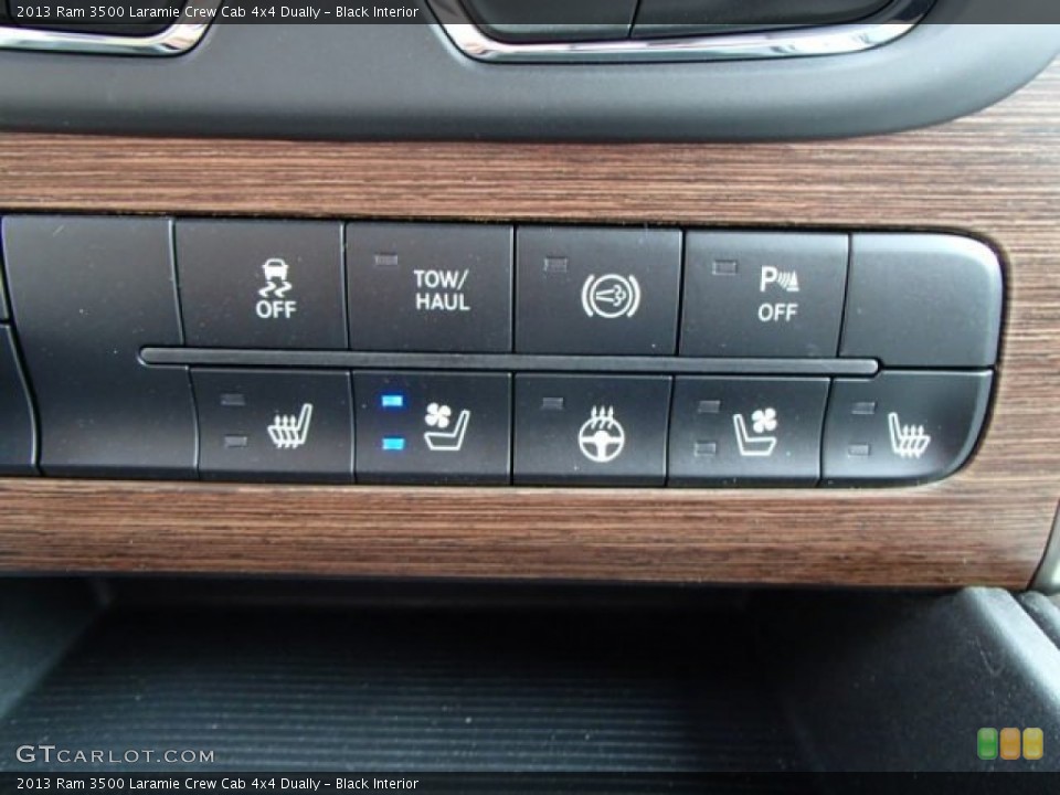 Black Interior Controls for the 2013 Ram 3500 Laramie Crew Cab 4x4 Dually #81316238