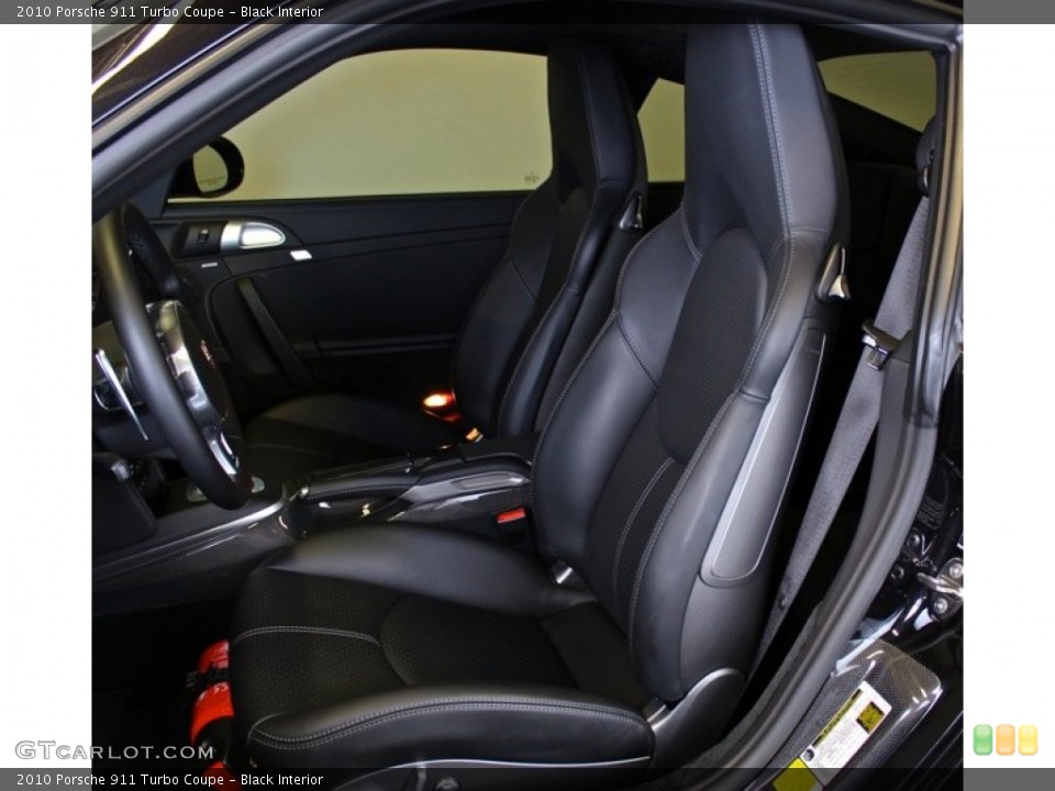 Black Interior Photo for the 2010 Porsche 911 Turbo Coupe #81316296