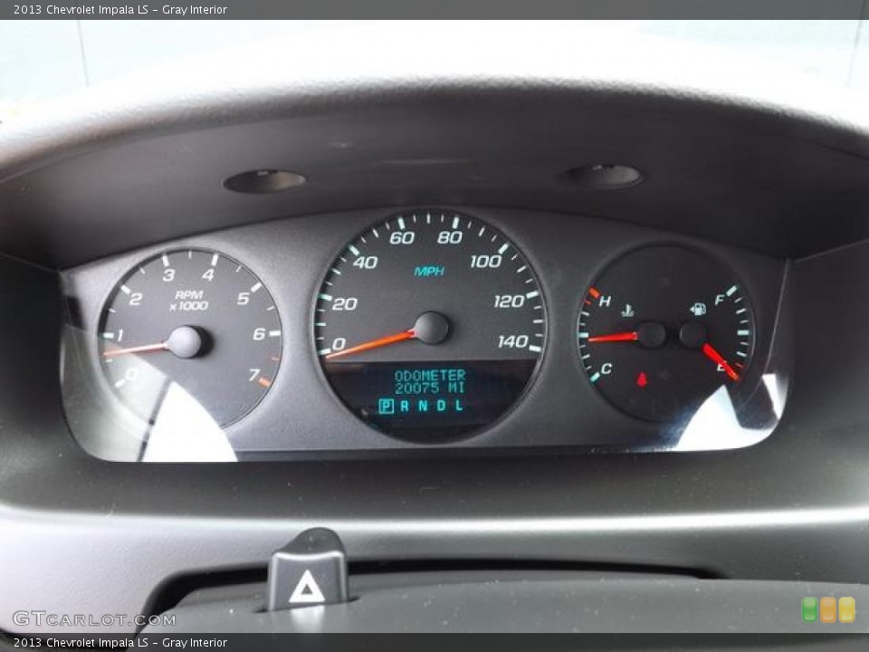 Gray Interior Gauges for the 2013 Chevrolet Impala LS #81316559
