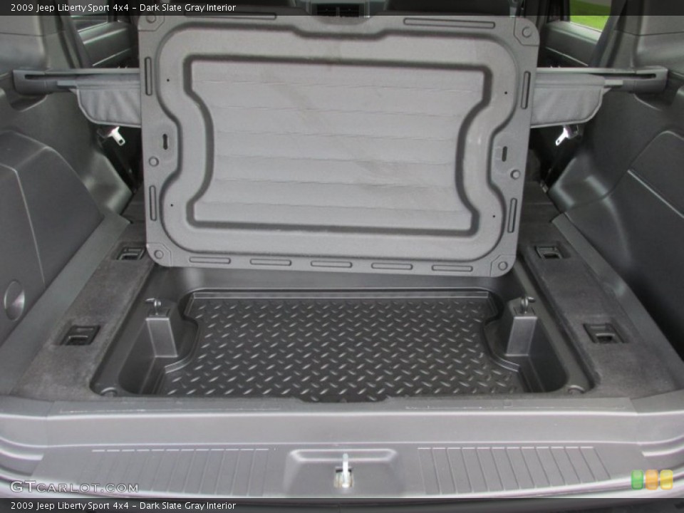 Dark Slate Gray Interior Trunk for the 2009 Jeep Liberty Sport 4x4 #81318109
