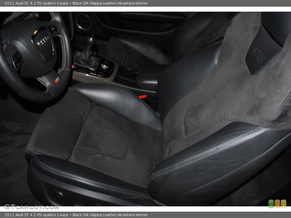 Black Silk Nappa Leather/Alcantara Interior Photo for the 2011 Audi S5 4.2 FSI quattro Coupe #81318305