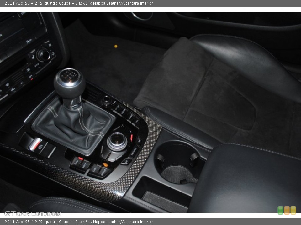 Black Silk Nappa Leather/Alcantara Interior Transmission for the 2011 Audi S5 4.2 FSI quattro Coupe #81318422