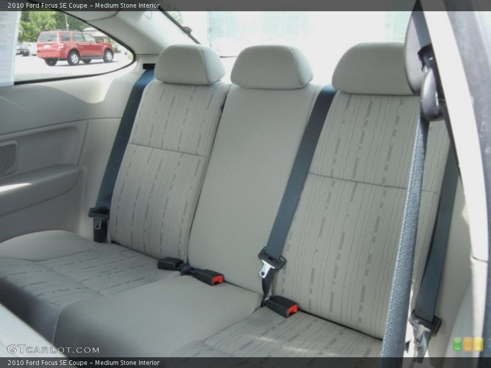 Medium Stone Interior Rear Seat for the 2010 Ford Focus SE Coupe #81320705
