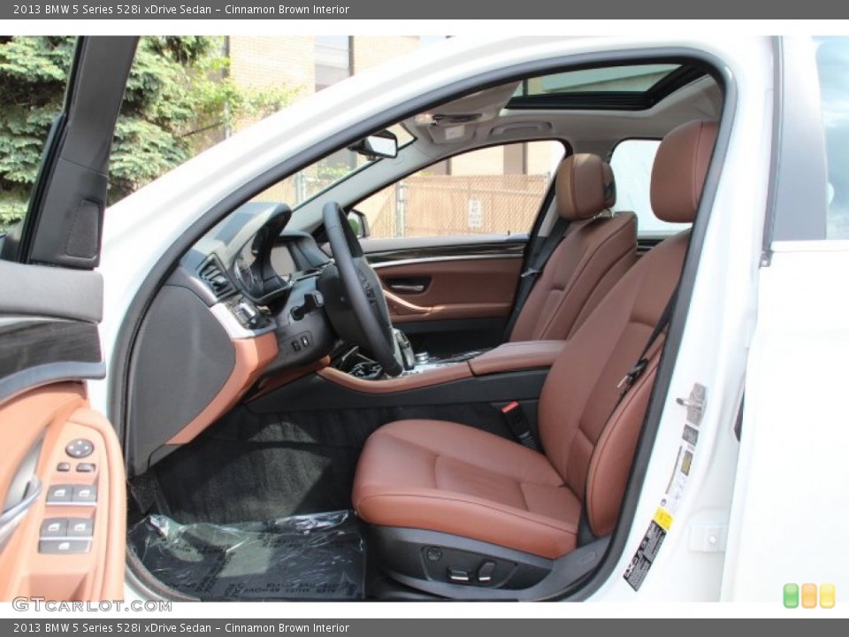 Cinnamon Brown Interior Front Seat for the 2013 BMW 5 Series 528i xDrive Sedan #81320723