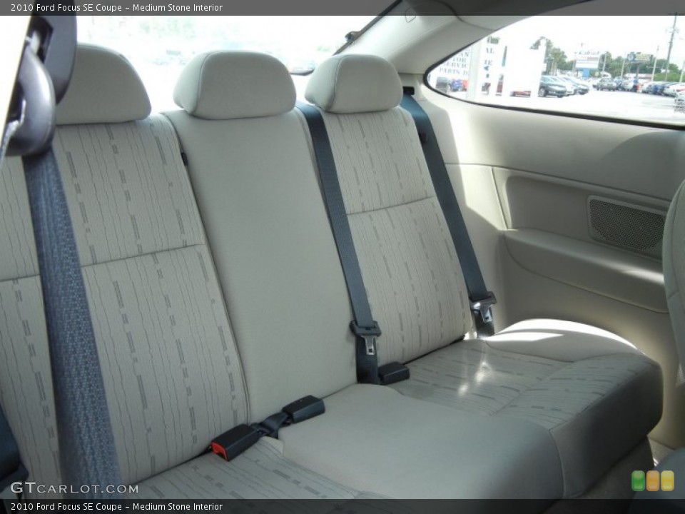 Medium Stone Interior Rear Seat for the 2010 Ford Focus SE Coupe #81320735