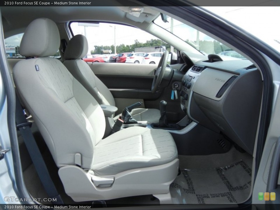 Medium Stone Interior Front Seat for the 2010 Ford Focus SE Coupe #81320750