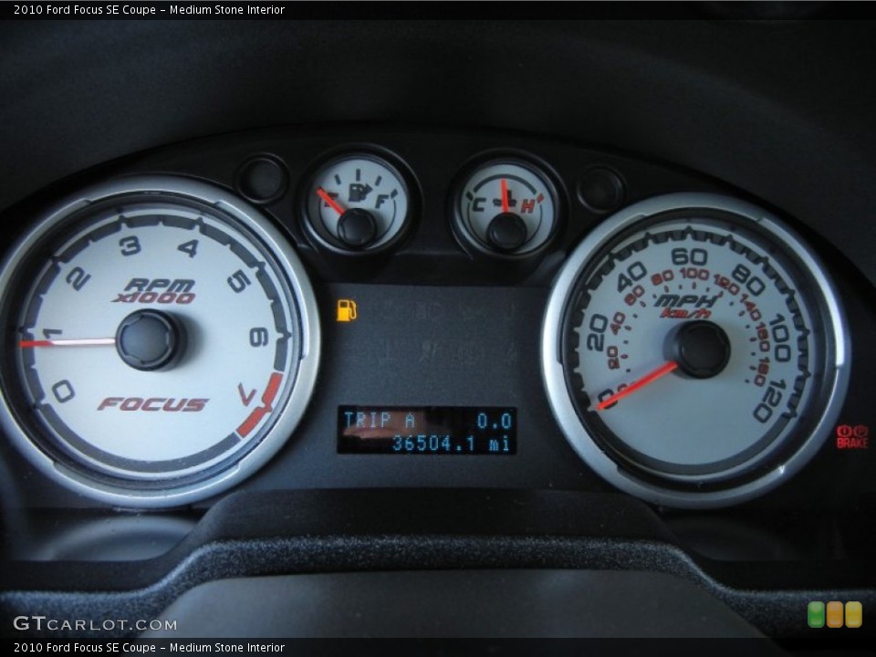 Medium Stone Interior Gauges for the 2010 Ford Focus SE Coupe #81320837